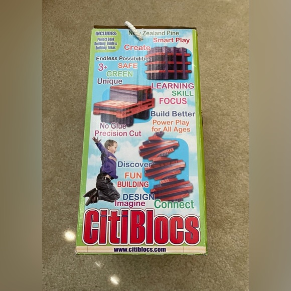 CitiBlocs - Wooden Blocks - Building Toy - 130 Blocks - Picture 2 of 5